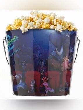 Disney Zootopia Popcorn Tin - Blue, Red